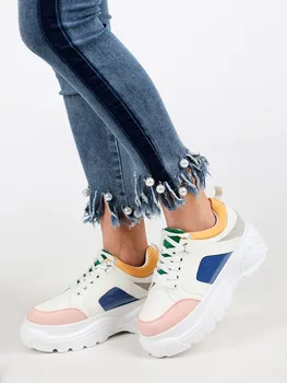

Sneakers with high sole