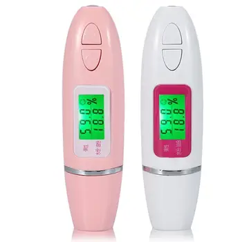 

Digital LCD Display Skin Moisture Tester Fluorescer Test Facial Care Moisture Water Oil Analyzer Skin Sensor Tester