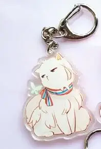 Animation Axis power Hetalia world Wrinkle Neko So Cute Key Holder Брелок с двойным принтом, брелок с подвеской