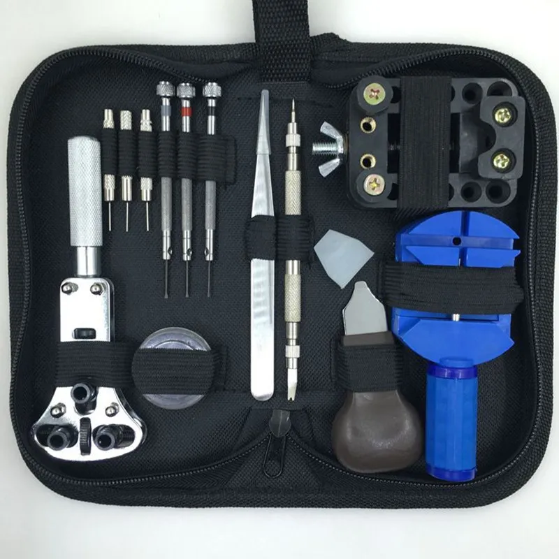 

High quality universal wristwatch repair tool set Watch band maintenance tool Screwdriver set Replace the battery tools