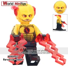 Одиночная DC Super Heros обратная вспышка Brother Eye чудо-женщина со шляпой Mera Aquaman Killer Frost строительные блоки детские игрушки