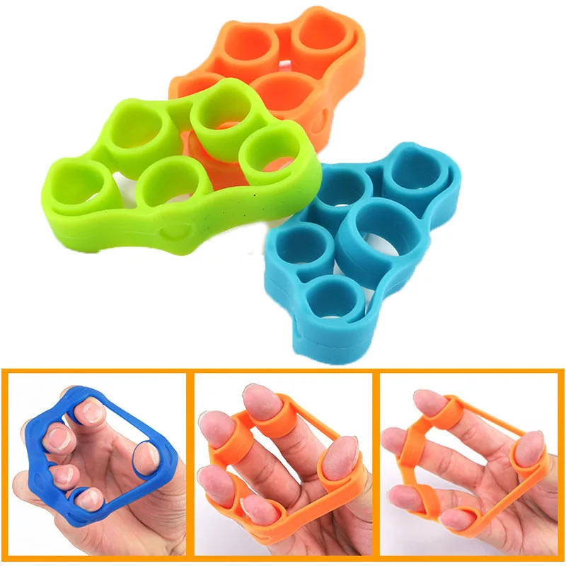 

Fitness Strength Trainer Silicone Gripper Ring Hand Exercises Wrist Stretcher Yoga Resistance bands Finger Expander