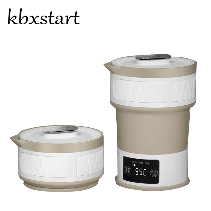 Kbxstart Electric Mini Smart Folding Kettle Food Safety Foldable