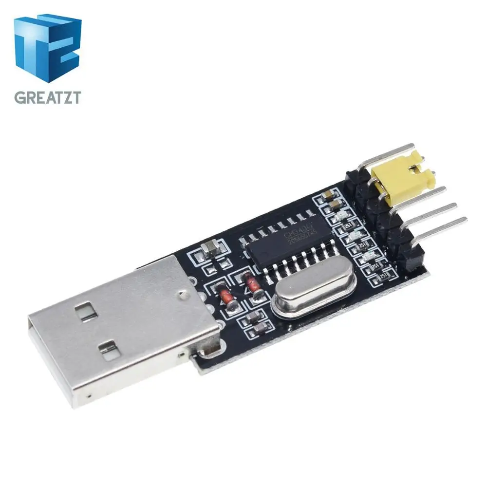 Модуль GREATZT CH340 с USB на TTL CH340G обновленная загрузка маленькая пластина для щеток