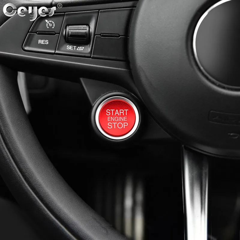 Car Start Engine Button Key Ring for ALFA ROMEO (1)