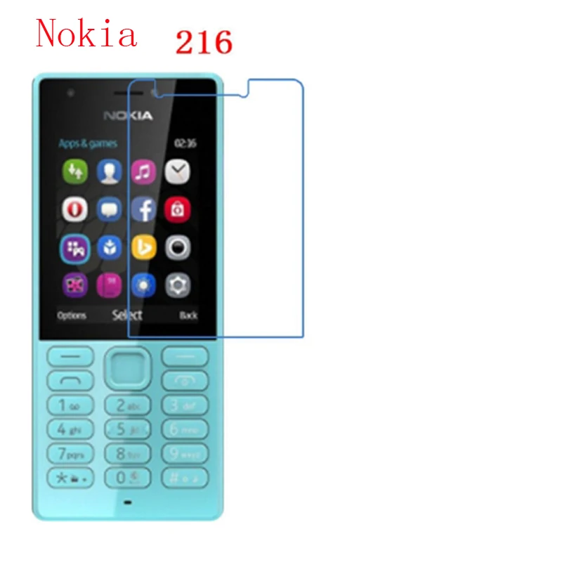 Для Nokia 216 новый функциональный тип анти-осень, ударопрочность, nano 9 H защитная пленка