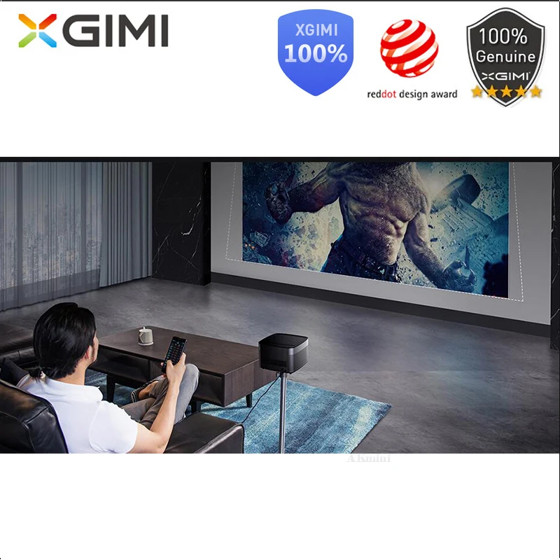 Проектор XGIMI для домашнего кинотеатра 300 дюйма 1080P Full HD 3D Android Bluetooth Wi Fi поддержка 4K