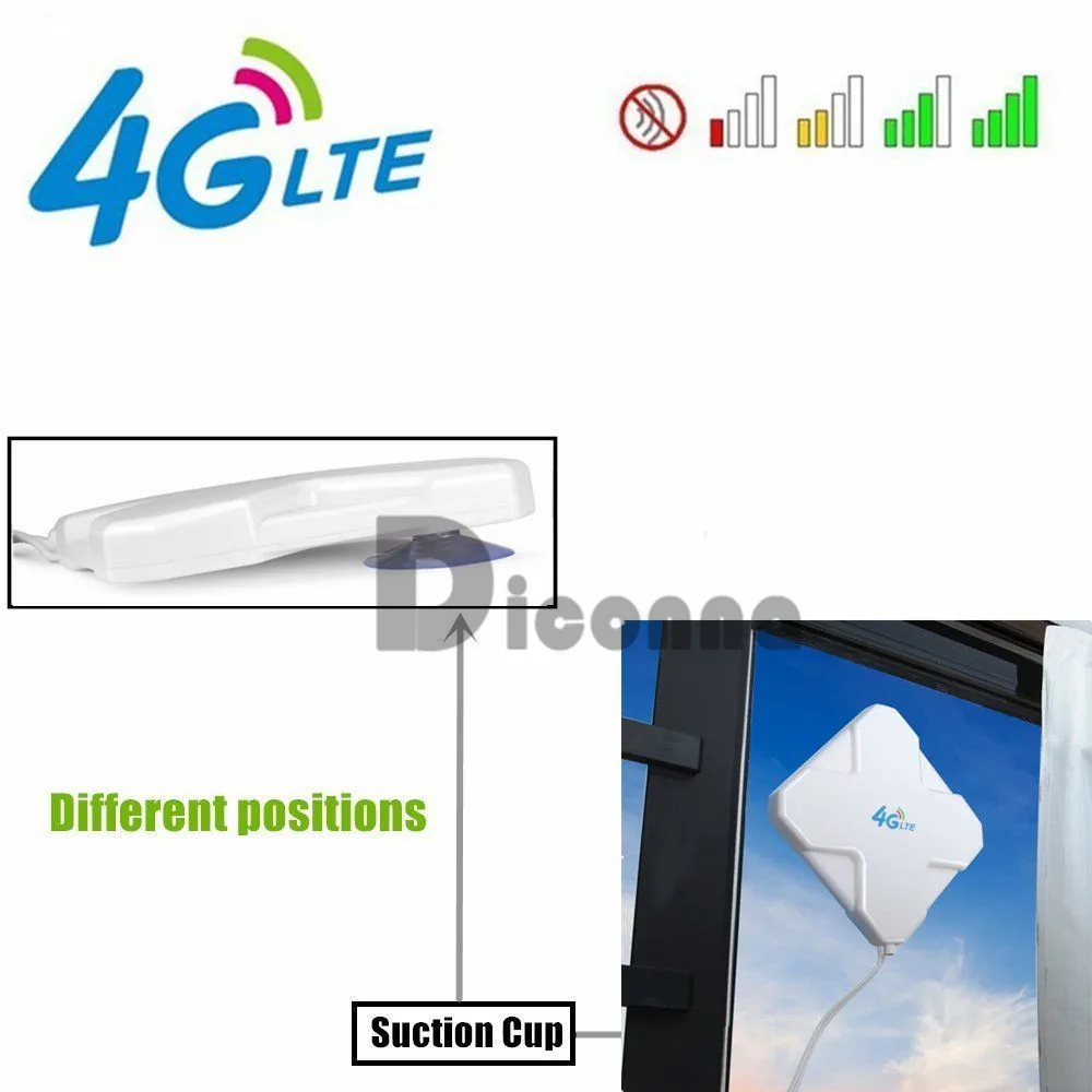 4G LTE Антенна 35dbi SMA TS9 для USB 4G LTE модем MiFi мобильный WiFi роутер антенна для точки доступа домашняя для роутера модема