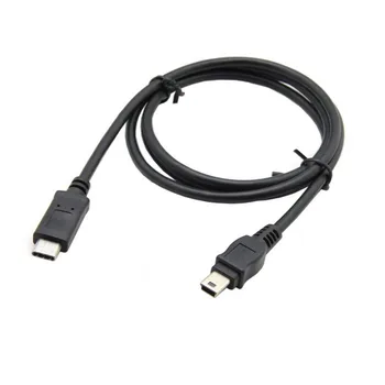 

USB-C USB 3.1 Type C Male to Mini USB 2.0 Male Data Cable 1mUSB-C
