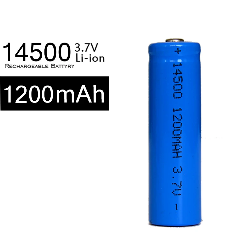 10 шт./лот литий ионная батарея AA 1200mah 3 7 v 14500 перезаряжаемые литиевые батареи для