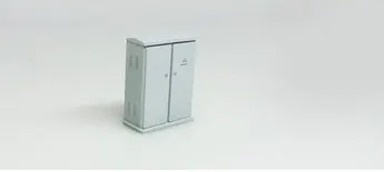 DIY 1: 87 различные распределительные коробки электрические шкафы поезд трек-сцена модель моделирования Хо весы аксессуары - Цвет: Two doors