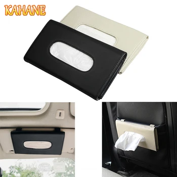 

KAHANE Car Sun Visor Tissue Box Paper Towel Car Seat Back Tissue Box FOR BMW M G30 X5 E53 F10 E36 E34 E30 E46 E87 M3 Mini Cooper