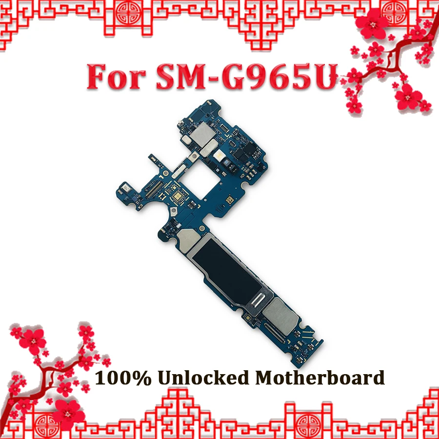 

TDHHX Full Working 100% Unlocked Motherboard Mainboard Logic Board For Samsung Galaxy S9 Plus G965U Motherboard With Full Chips