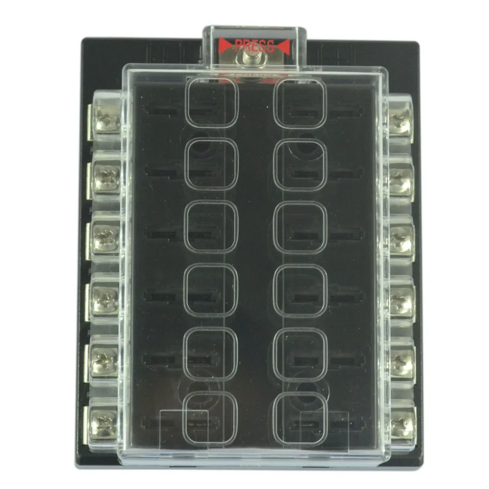 RV Boat Marine Fuse Block 12 Circut Fast Acting Blade Fuse quick connect cover-in Fuse Components from Home Improvement on Aliexpress.com | Alibaba Group