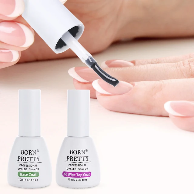 Born Pretty No Wipe Top Coat Base Uv Gel Long Lasting Nail Born Pretty No Wipe Top Coat Base Uv Gel Long Lasting Nail Polish Shiny Sealer