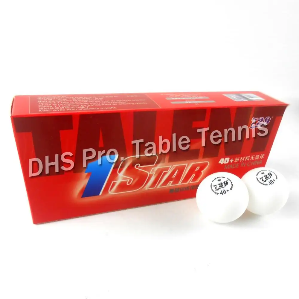 

10x RITC 729 1 Star 1-Star 40+ New Materials White Table Tennis Balls for Ping Pong