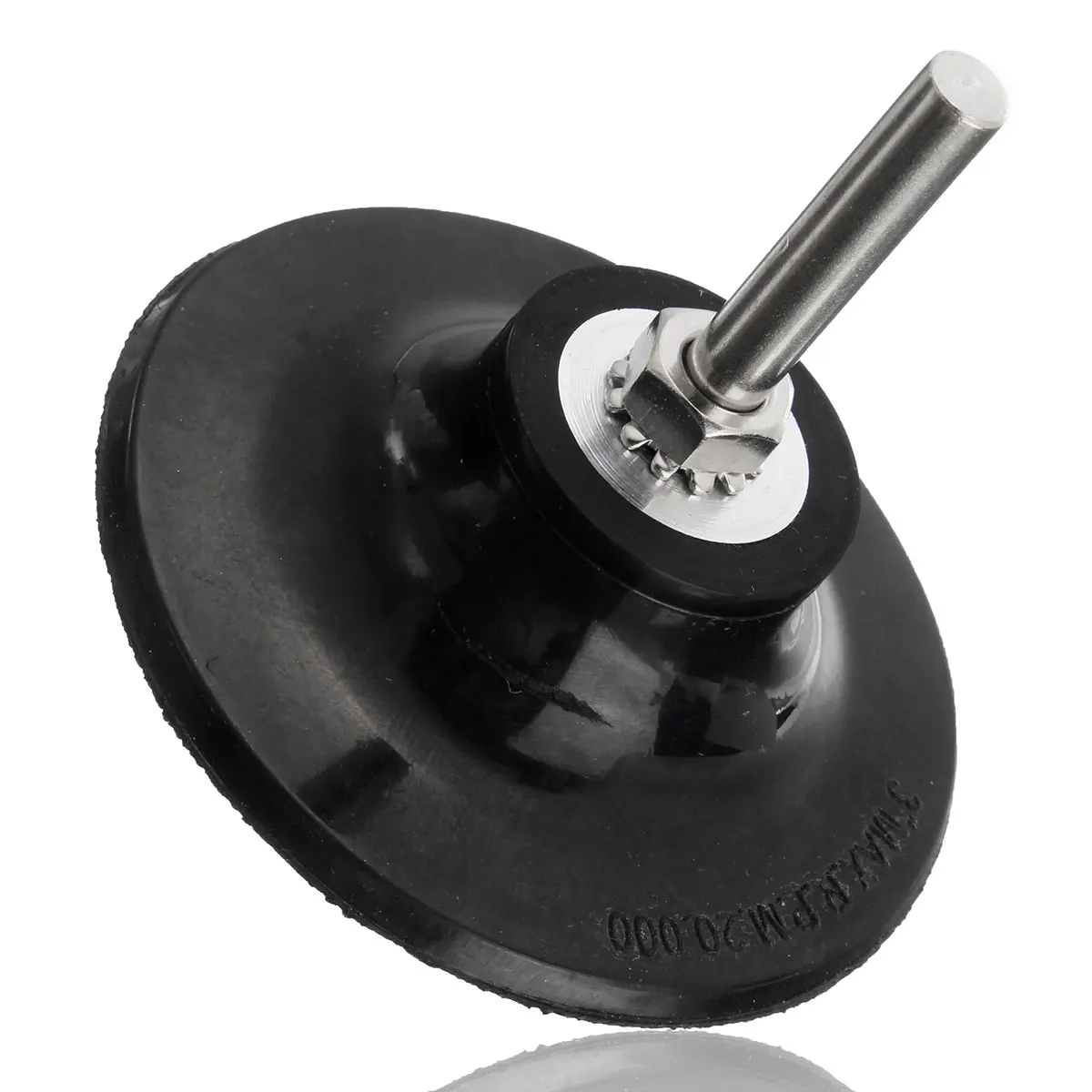 Buy 3inch Backing Pad + 1/4inch Shank Holder Sanding Disc Spiral Tray For Disc