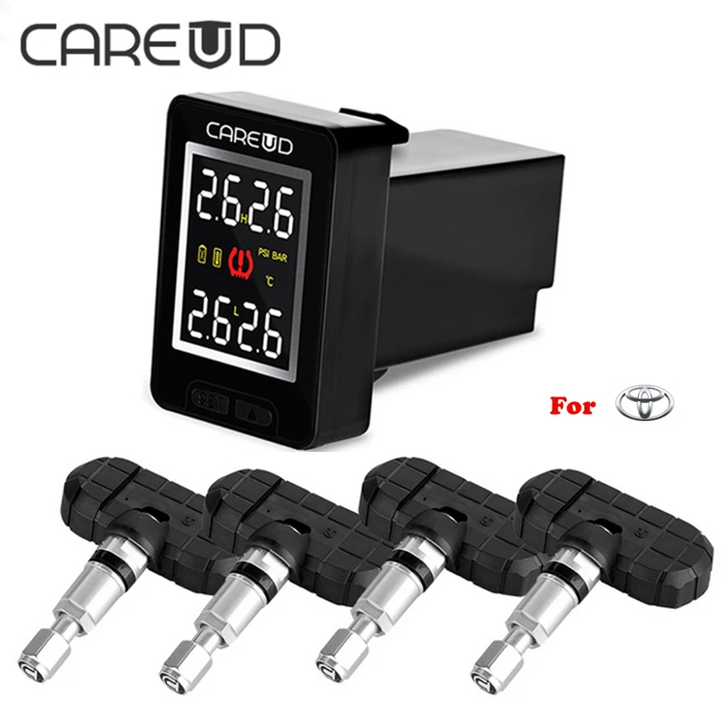 CAREUD TPMS U912 Wireless Tire Pressure Monitoring System 4 External