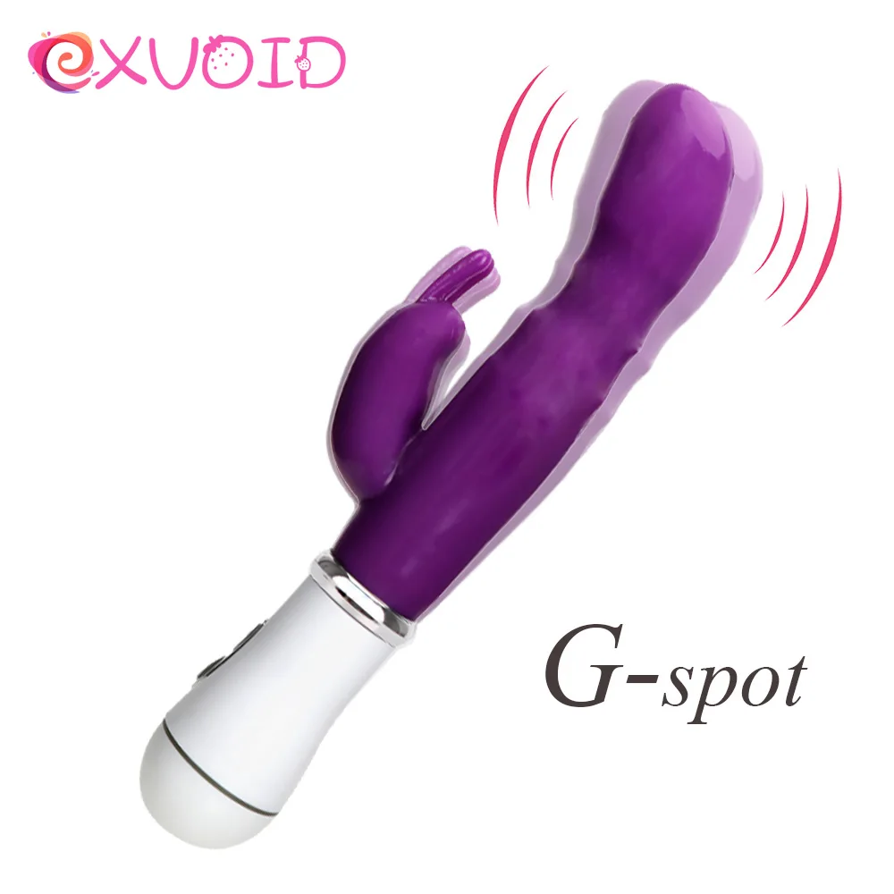 Вибратор кролик EXVOID массажер точки G 12 режимов вибрации Стимулятор клитора