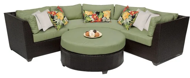 Мебель для гостиной уличная садовая мебель ротанга изогнутый диван набор