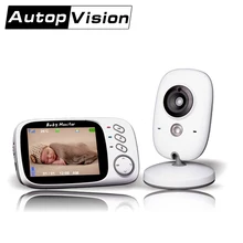 VB603 5PCS/lot Wireless 3.2 inch Wireless Baby Monitor 2 Way Audio IR Built-in Lullabies Portable Baby camera