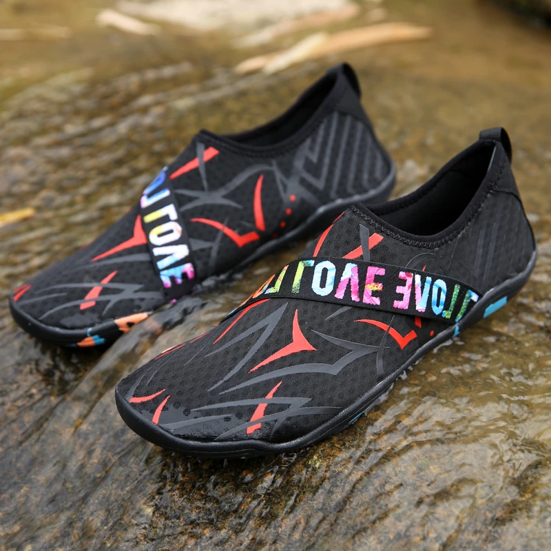 Water Sports Aqua Shoes Sneakers For Men Swimming Fishing Shoes Seaside Beach Surfing Slippers Upstream Light Athletic Footwear