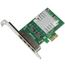 Winyao E350T4 PCI-e X1 четырехпортовый гигабитный Ethernet серверный адаптер 10/100/1000M сетевая карта intel I350AM4 чипсет ESXI