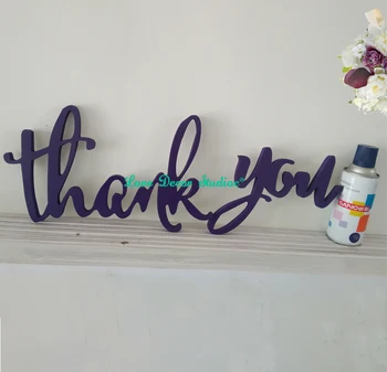 

Thank you Letters Sign Wedding Decoration Prop purple thank you sign wedding decoration letters