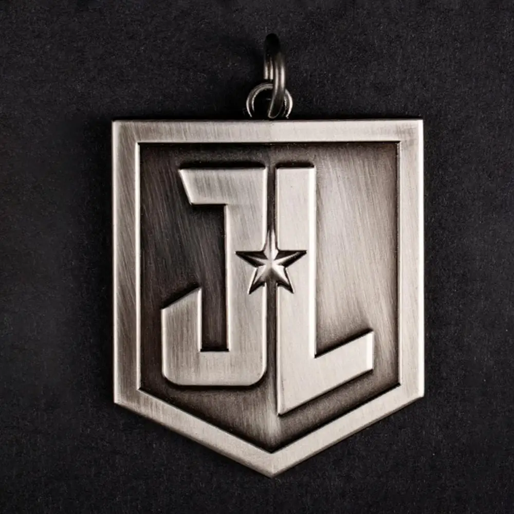 DC Justice League Брелок Серебряный металлический брелок для автомобильных ключей цепи