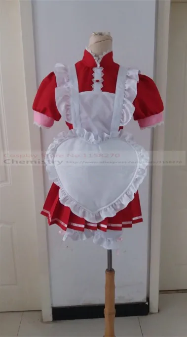 

Tokyo Mew Mew Ichigo Momomiya Minto Aizawa Retasu Midorikawa Bu Ling Huang Zakuro Fujiwara maid Cosplay Costume