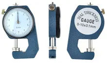 Sale Thickness Gauge Flat Tip 0-10mm/0.1mm For Plates Or Leather Caliper Gauge Measuring Tools