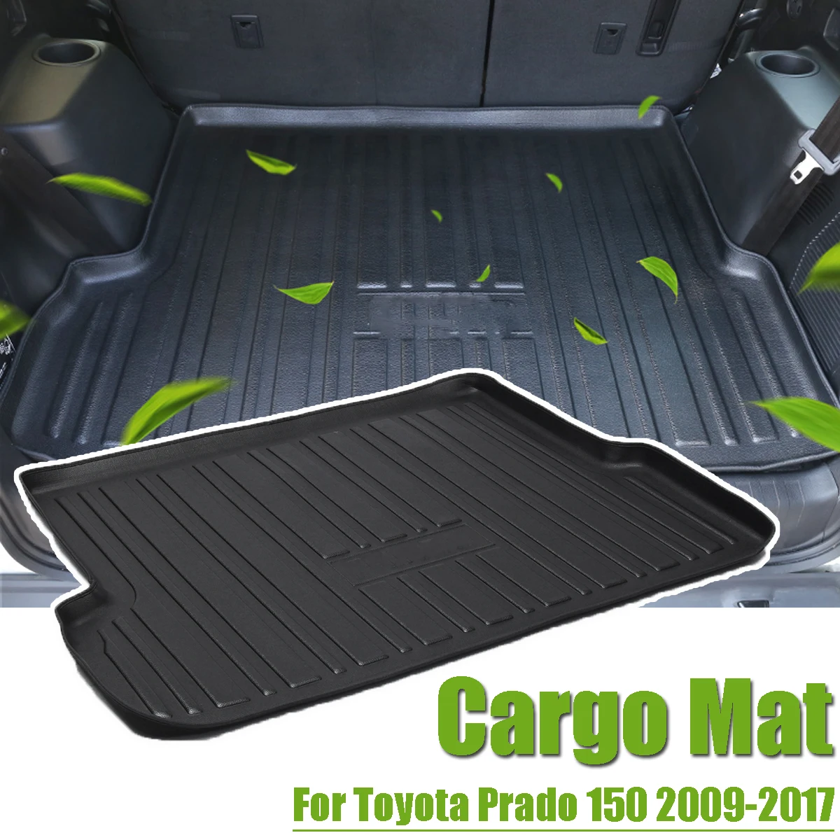 

For Toyota Prado 150 2009-2018 Car Rear Boot Liner Trunk Cargo Mat Tray Floor Carpet Mud Pad Protector Interior Accessories