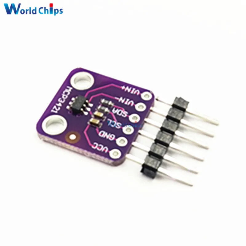 MCP3421 I2C оценочная плата delta sigma ADC для последовательного анализатора PICkit|board board|dc dc |