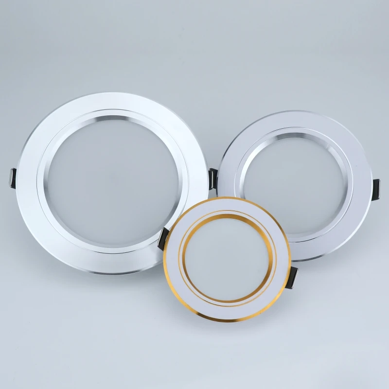 LED Downlight 5W 9W 12W 15W 18W Recessed Round LED Ceiling Lamp AC 220V 230V 240V Indoor Lighting Warm White Cold White 5 LED Downlight 5W 9W 12W 15W 18W Recessed Round LED Ceiling Lamp AC 220V 230V 240V Indoor Lighting Warm White Cold White 5