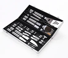 

Gaia Best Choice Products 19pc Stainless Steel BBQ Grill Tool Set With Aluminum Storage Case