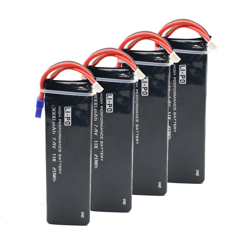 

4PCS Original Hubsan H501S X4 RC Quadcopter Spare Parts 7.4V 3000mAh 10C Rechargeable Battery H501S-14