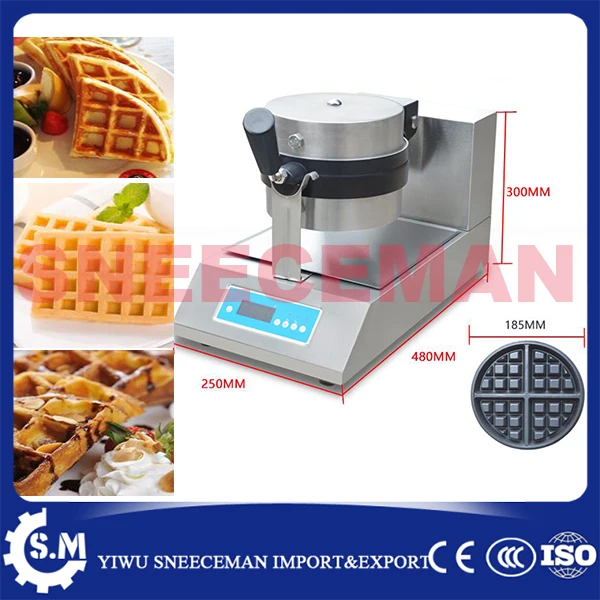 stainless steel electric rotary waffle machine for salein Waffle