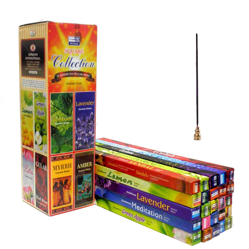 

Tibetan Incense 25 Smells India Aroma Stick Incense Authentic Natural Household Indoor Wardrobe Clean Air Sticks 7pcs/box
