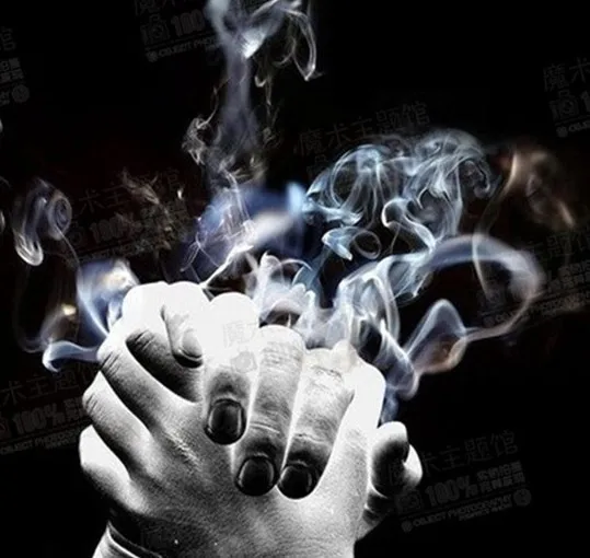 

10pcs Hot Magic Smoke From Finger Tips Magic Trick Surprise Prank Joke Mystical Fun Toys Drop free shipping