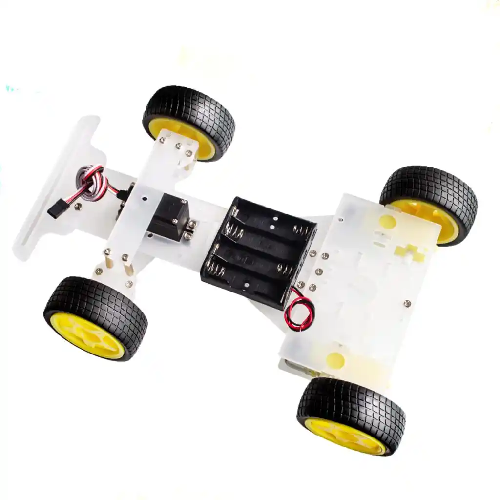4wd RC Car Ackerman Steering ROS Chassis PID Control with Servo 2pcs DC