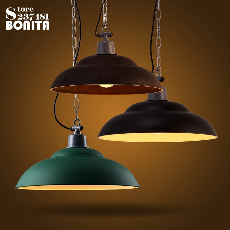 Простой бар ресторан Droplight подвесной светильник для лофта в стиле ретро промышленный ветер старинные железные подвесные лампы для столовой