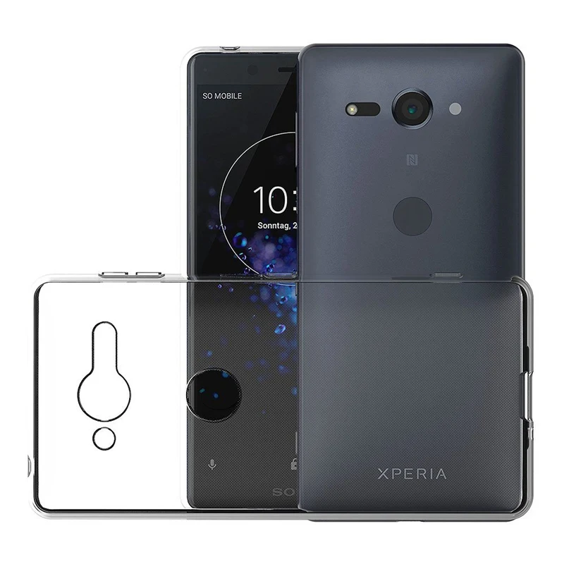 Роскошный чехол для Sony Xperia XZ 2 компактная Мягкая силиконовая задняя накладка из