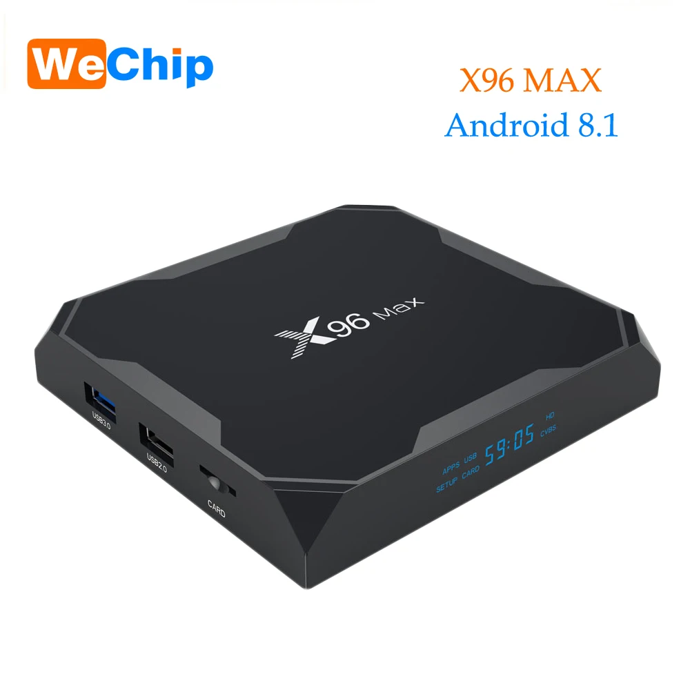 

Smart 4K BOX Android 8.1 4G 64G TV BOX Amlogic S905X2 LPDDR3 2.4G&5GHz Dual Wifi Blustooth 1000M LAN Support IPTV Ott Player
