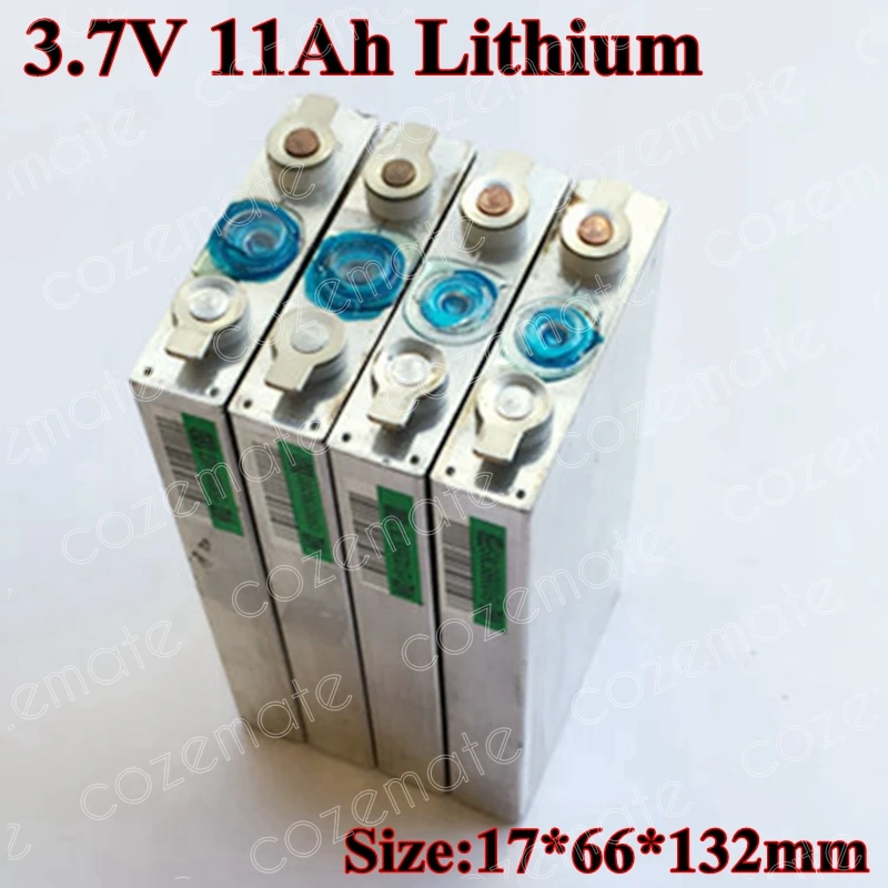 

2pc 1866132 3.7v 10000mah Lithium 3.7v 10ah Polymer Battery High Drain 50A Aluminum Case for Diy Power Bank Power Tool Devices