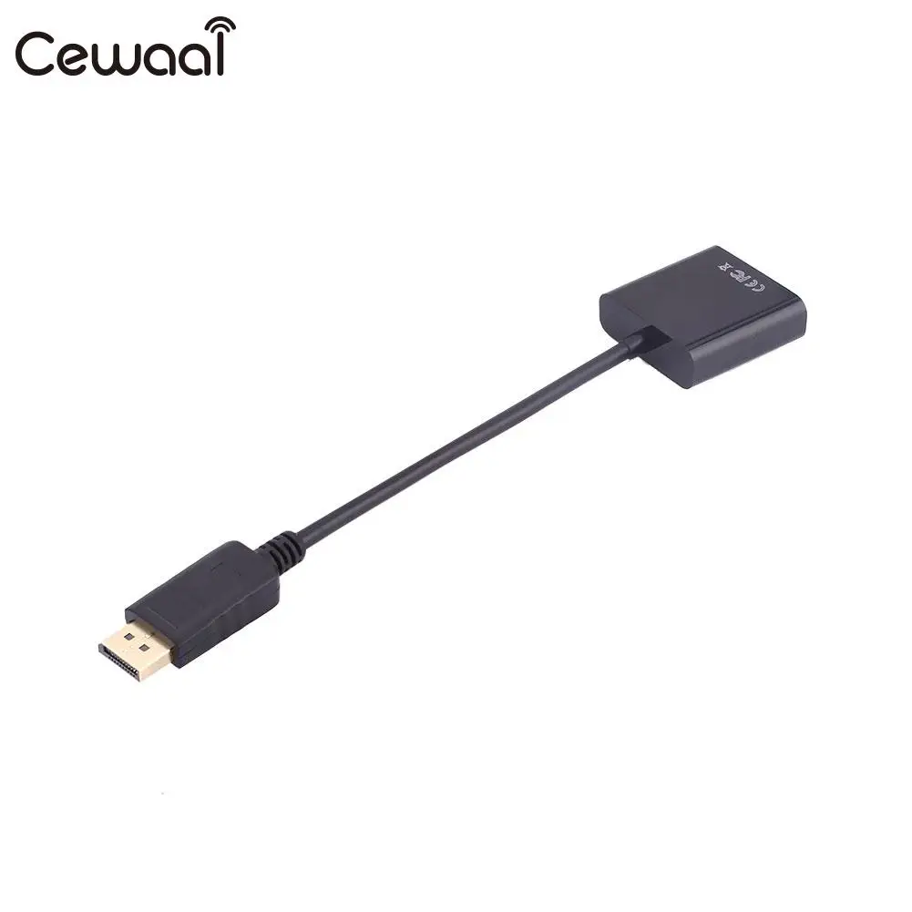 Displayport DP мужчина к VGA Женский адаптер конвертер кабель монитор 18 5 см| |