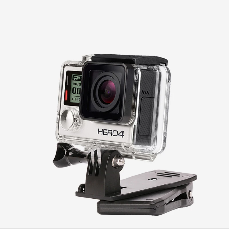 Новинка вращающийся на 360 градусов зажим для рюкзака GoPro Quik Release быстрое крепление