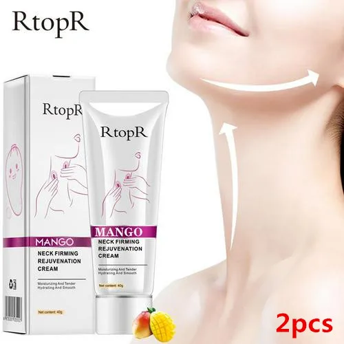 

2PCS Neck Skin Care Cream Neck Firming Rejuvenation Cream Anti-wrinkle Firming Whitening Moisturizing Beauty Neck Serum TSLM1