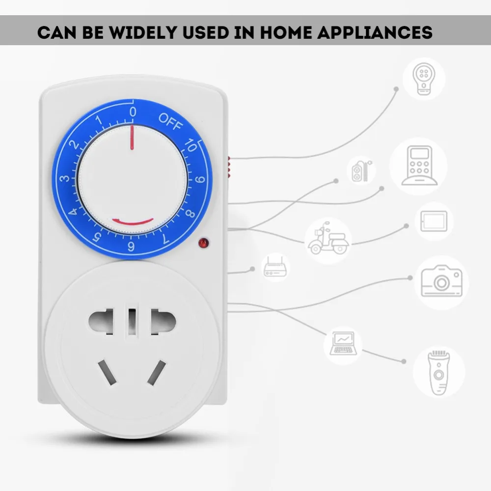 220 В 10 а таймер обратного отсчета розетка механический таймер розетка настенная розетка вилка Австралии 50 Гц 2200 Вт Аксессуары для инструментов