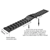 Ремешок из нержавеющей стали для Samsung Gear S2 S3, черный звеньевой браслет для смарт-часов, 18 мм 20 мм 22 мм ► Фото 3/6