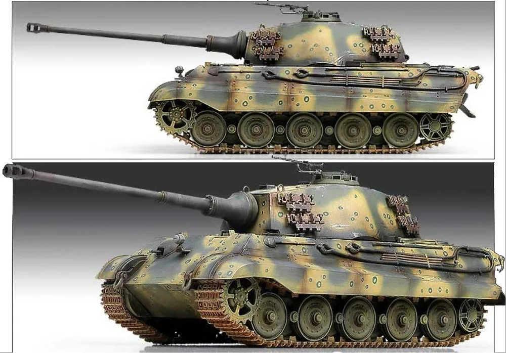 Buy Academy 13229 1/35 German King Tiger "Last Production" Tank Plastic Model